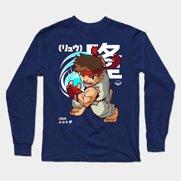 Hadouken - Ryu Long Sleeve T-Shirt by mankeeboi